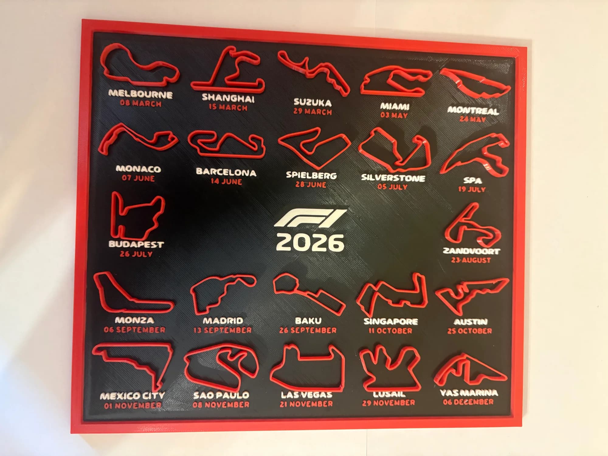 Календарь гонок Formula 1 2026
